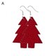 thumbnail image 5 of Farfi - 2 pares de pendientes con forma de árbol de Navidad para mujer, accesorio de joyería, diseño moderno, D, 5 of 5