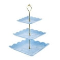 thumbnail image 1 of Kmbangi Creative Three Layers Cake Stand Party Wedding Snack Cupcake Plate, 1 of 9