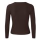 thumbnail image 3 of Gibobby Sudadera con estampado de Navidad para mujer Suéter de punto con cuello en V de color sólido para mujer Suéter de cuello con fondo (Café, L), 3 of 5