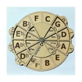 thumbnail image 2 of Wooden Melody Tool, Circle Of Fifths For Musicians, To Readily Find Chord Combinations., 2 of 5
