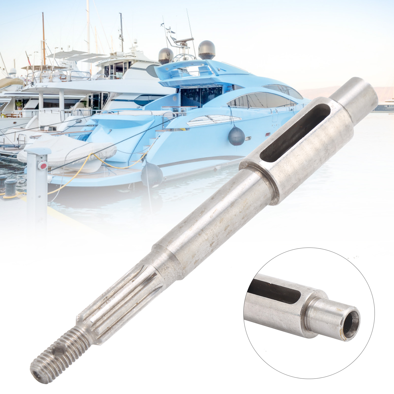 YOUTHINK Marine Motor Propeller Prop Shaft,Boat Outboard Motor