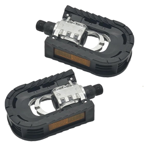 Folding Bicycle Bike Pedals for Ebike with Reflective Strips Wide Flat Pedals,Aluminum Urban Cycling Pedals