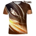 thumbnail image 1 of 2024 Personalized Features Trendy Fashion Gradient Color Men's Printed T-shirt Simple and Versatile Street Style Short Sleeve, 1 of 5