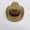 Khaki, variant on Adjustable Pet Cowboy Hat for Small Dogs and Cats, Felt Western Style Cap, Costume Accessory for Pet Photo Prop, Birthday Party Decoration, Themed Events