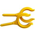 thumbnail image 3 of Bateau Paddle Lock 2 Pièces Bateau Marin Nylon Jaune Aviron Lock Rowlock Corne Côté - UniverFit Travail Robuste et Durable, 3 of 6