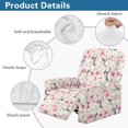 thumbnail image 5 of HELLHERO Hummingbird Flower Print Recliner Slipcover-Stretch Soft Slip Reclining Chair Slipcovers Lift Chair Covers for Electric Recliner Power Lift, Easy to Install, 5 of 8