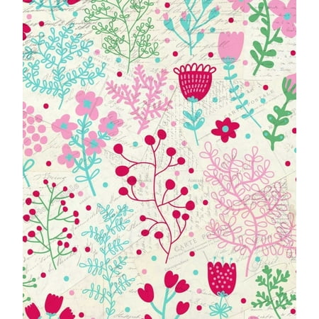 Postcard Pin - Postcard Pink Poster Print by Kimberly Allen (10 x 12)