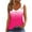 Hot Pink, variant on Tank Top for Women Loose Fit O Ring Shoulder Tank Tops Summer Casual Sleeveless Camisole Trendy Cute T Shirts Blouses