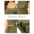 thumbnail image 4 of Unique Bargains Women's Pajama Spaghetti Strap Cami Shorts Lounge Sleepwear Sets, 4 of 5