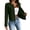 Army Green, variant on Womens Cropped Lightweight Jackets Crew Neck Long Sleeve Lined Business Work Blazer Dressy Casual Solid Color Fall Cardigan