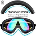 Luxtrada Ski Goggles Skate Glasses Over Glasses Snow Goggles with UV