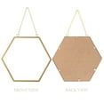 thumbnail image 2 of ifundom Golden Hexagon Wall Mirror for Home Bathroom Decor, Modern Vanity Mirror, Stylish Wall Hanging Decoration, 2 of 6