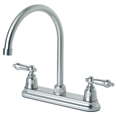 RV/Mobile Home Single Handle High Arc Kitchen Faucet Stainless Steel Finish