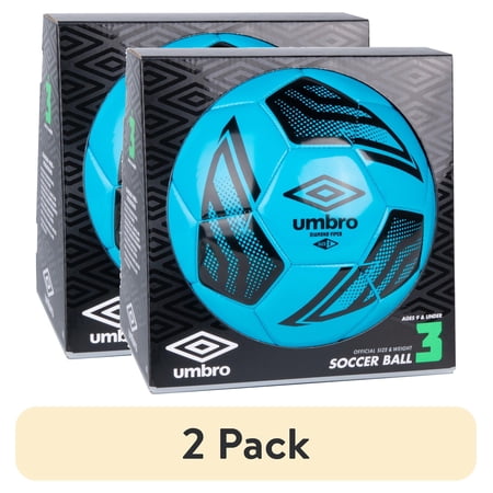 (2 pack) Umbro Diamond Viper Size 3 Soccer Ball Blue