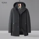 thumbnail image 2 of 2024 Nuevos abrigos de plumón con capucha y relleno de plumón de pato para hombre, chaqueta de invierno de marca para hombre, abrigos casuales tipo saco para hombre, 2 of 5