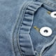 thumbnail image 5 of Pantalones Cortos de Mezclilla Elásticos Para Niñas,5-6 Años, 5 of 6