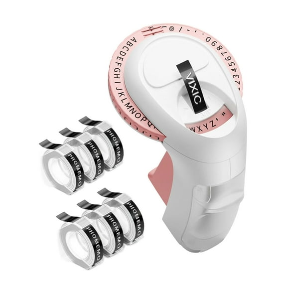 E975 Labelling Device Handheld Manual Label Maker for DIY Labels Kitchen Items