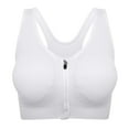 thumbnail image 2 of hgsbede Women Sports Bra Front Opening Closing Zipper without Steel Rring Mesh Shoulder, 2 of 6