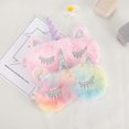 thumbnail image 4 of Unicorn Soft Plush Sleeping Eye Mask Shade Eye Mask Children's Eye Mask 2 Pcs, 4 of 5