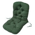 thumbnail image 2 of Cojines de asiento y respaldos para sillas de ratán de interior y exterior con diseño contorneado, correas ajustables, relleno de alta resiliencia, 120x60 cm, múltiples opciones de color., 2 of 7