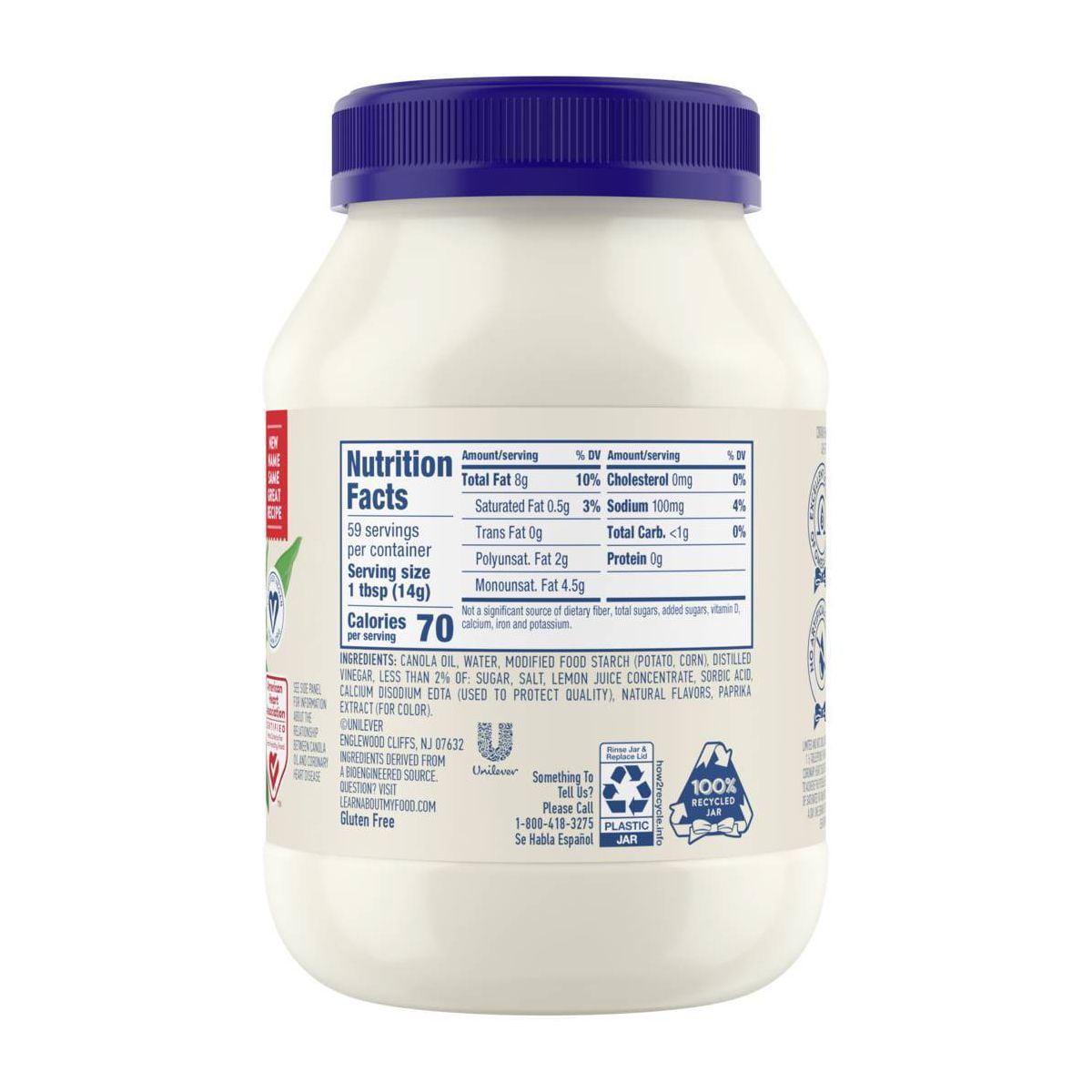 Hellmann's Plant Based Mayo - 30 fl oz - Pack of 2