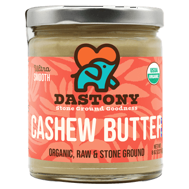 Dastony - 100% Organic Cashew Butter - 8 oz.
