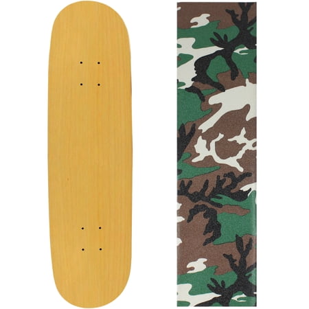 Skateboard Deck Pro 7-Ply Canadian Maple NATURAL With Griptape 7.5  - 8.5 price history on PriceWatchPro