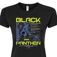 thumbnail image 3 of Marvel Black Panther - Digital - Juniors Fitted Graphic T-Shirt, 3 of 5