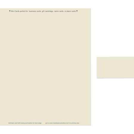 Great Papers! 914782 Inkjet, Laser Business Card, Executive Green, Recycled