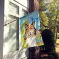 thumbnail image 2 of Carolines Treasures CK1864CHF Christmas Tree Sheltie Flag Canvas House Size  Large multicolor, 2 of 4