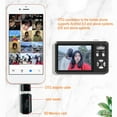 thumbnail image 6 of FNYOXU Digital Camera 40MP FHD Digital Camera IPS Screen Take Photos and Videos Travel Camcorder Intelligent Antishake 16X Digital Zoom with Flash Support OTG Connection to Phone, 6 of 7