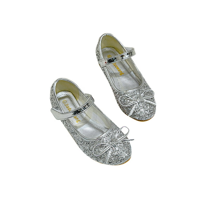 Silver glitter sale ballet pumps
