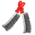 thumbnail image 4 of Stainless Steel Wire Brush for Rust Removal and Cleaning with Durable Red Design 2 Pcs, 4 of 9