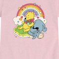 thumbnail image 2 of Winnie the Pooh - Pooh and Eeyore Rainbow - Toddler Girls Fitted Short Sleeve T-Shirt, 2 of 4