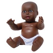 Get Ready Kids African-American 17.5" Vinyl Baby Doll, Gender Neutral