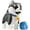 Grey, variant on Robot Dog Realistic, Wuffy Robot Puppy That Acts Like a Real Puppy, Interactive Walking Plush Robots Dog with Touch Sensing, Voice Mimic, Lifelike-Sounds, Licking Motion, Battery Powered Puppies
