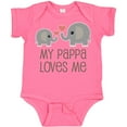 thumbnail image 3 of Inktastic My Pappa Loves Me Grandchild Boys or Girls Baby Bodysuit, 3 of 5