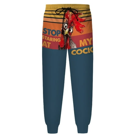 

Men s Fashion Printed Home Casual Trousers Pajamas Thin Elastic Straight Pants Stop Staring At My Coke Men s Drawstring Print Home Casual Turkey Trousers Pajama Pants