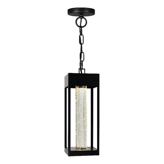 CWI Lighting Rochester LED Plafonnier Extérieur Noir Intégré