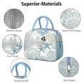 thumbnail image 4 of Lunch Bag Lunch Box for Women Reusable Insulated Lunch Bags,Water-Resistant Sea Shell Starfish Pattern Cooler Lunch Tote Bag, Large Capacity for Work Travel Picnic, 4 of 6