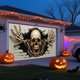 thumbnail image 4 of Banderas Decorativas De Halloween Para Garaje, Exterior E Interior, Artículos Para Fiestas, Letrero Decorativo Con Temática De Calabazas Y Murciélagos Terroríficos, 4 of 6
