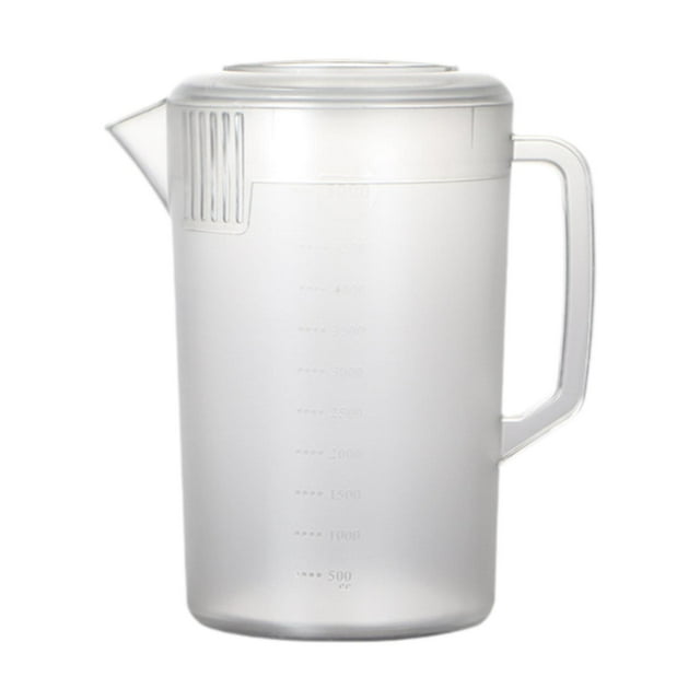 Jarra medidora Jarra de agua fría Jarra mezcladora Jarra de té helado de 5 l Jarra con tapa Claro