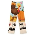 thumbnail image 3 of Happy Thanksgiving Pumpkin Turkey Pajama Pants Comfortable Elastic Waist Pajamas Fashion Sleepwear Bottoms Plus Size Homewear, 3 of 6