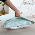thumbnail image 5 of Flowers and Birds Print Pillow Covers Bed Pillowcases Envelope Closure End Pillow Encasement (Standard,Color-17), 5 of 5