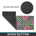 thumbnail image 6 of Pioneer Flower Floral Print Pattern Kitchen Rugs Sets Of 2, Anti Fatigue Non Slip Washable Floor Mats for Kitchen Sink Laundry, 17X30 Inch + 17X47 Inch, 6 of 6