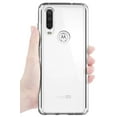 thumbnail image 3 of Case for Motorola One Action Phone, Clear [Aquaflex] Transparent Flexible TPU [Shock Absorbing] Cover for Motorola One Action, 3 of 3