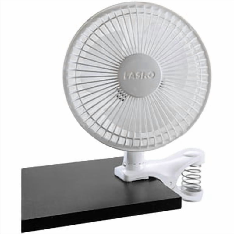 Lasko, Clip Fan, 6 in, Quiet, Adjustable Tilt, Wall Mount Option