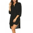 thumbnail image 1 of T-Shirt d'Été pour Femmes, Protection Solaire, Col en V, Imprimé, 1 of 7