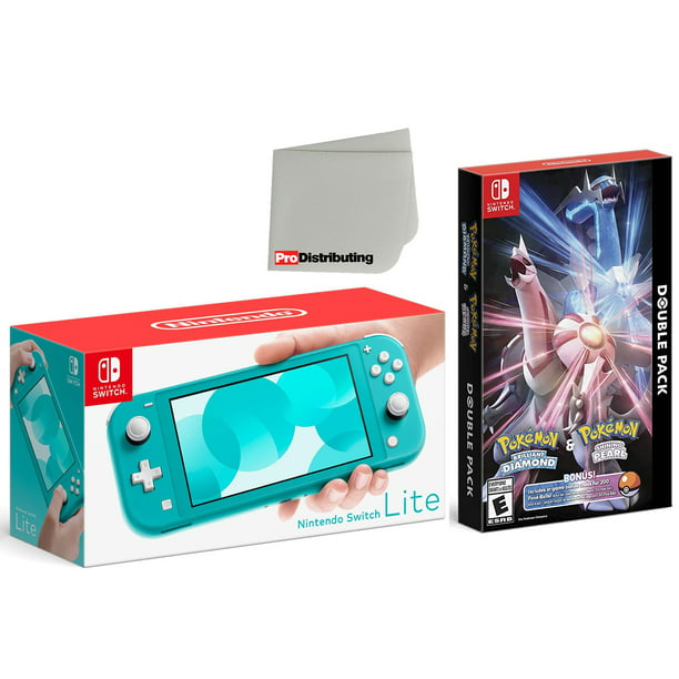 Nintendo Switch Lite 32GB Handheld Video Game Console in Turquoise with Pokemon Brilliant Diamond & Pokemon Shining Pearl Pack Game - Walmart.com