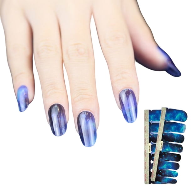 Minnieouse Pegatina para uñas Estilo autoadhesivo ajustable Combinación perfecta Impermeable Atractivo Paster flexible Consejos de manicura Juegos de manicura YMC1008